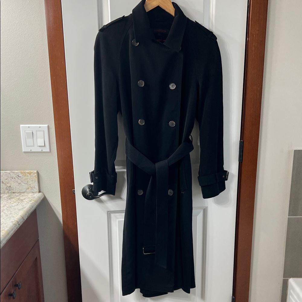 Anne Klein Black trench coat